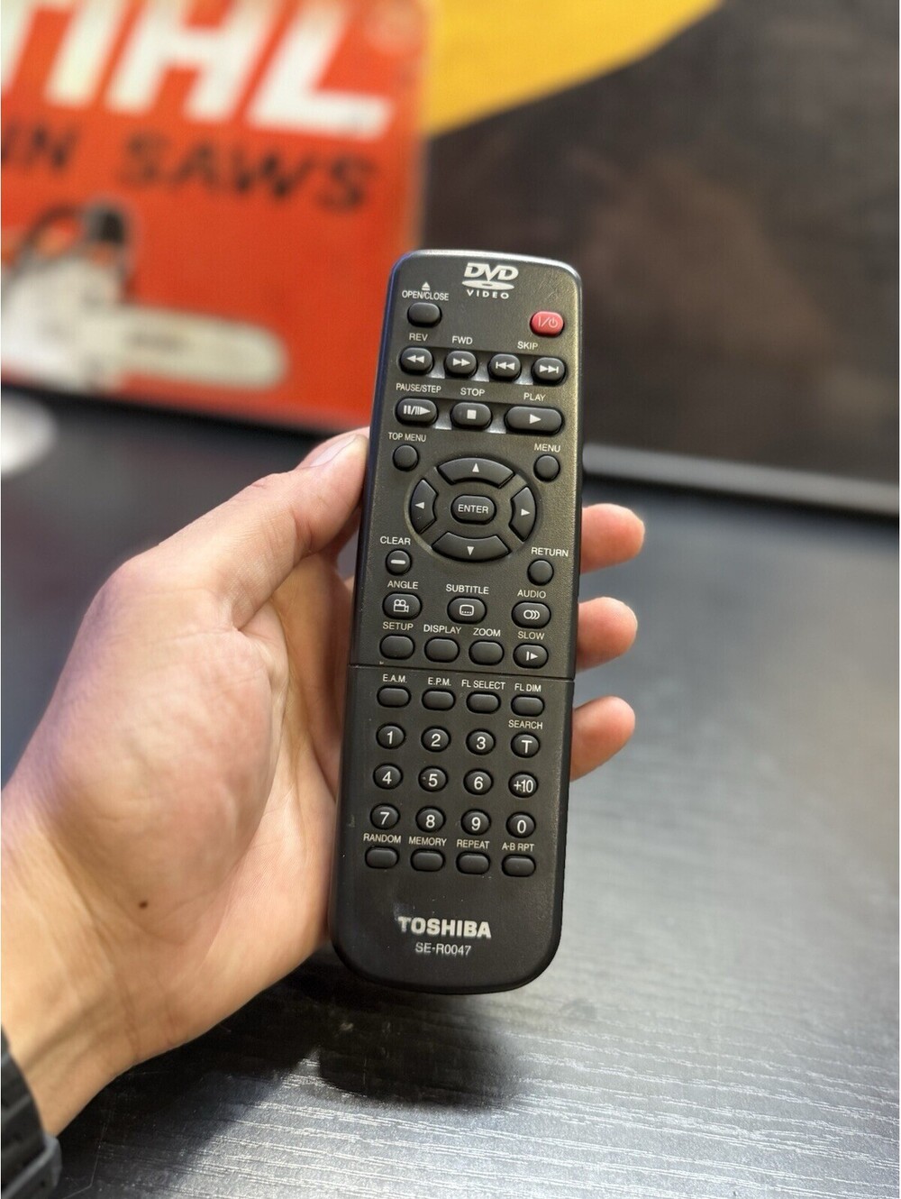 Toshiba SE-R0047 Original DVD Player Remote Control OEM